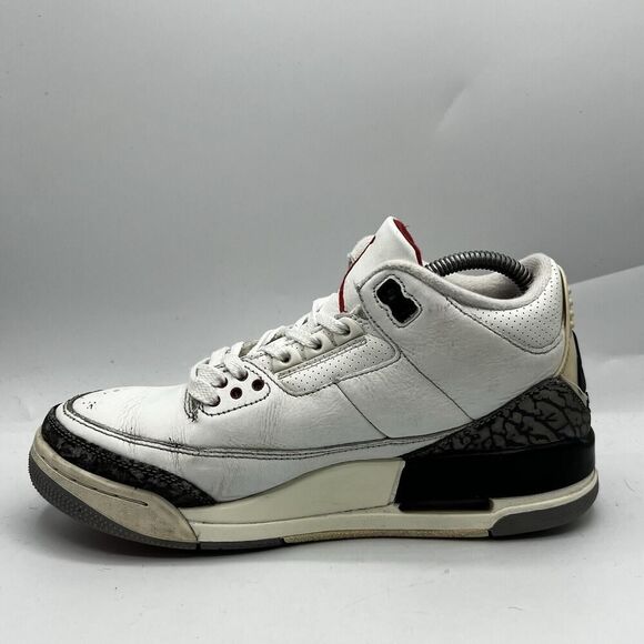Nike Air Jordan 3 Retro White Cement Reimagined Size 7 Basketball DN3707-100 - Picture 5 of 11